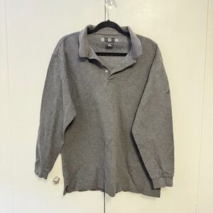 Vintage Nike Golf Long Sleeve Polo Shirt – Gray – Men’s Size L